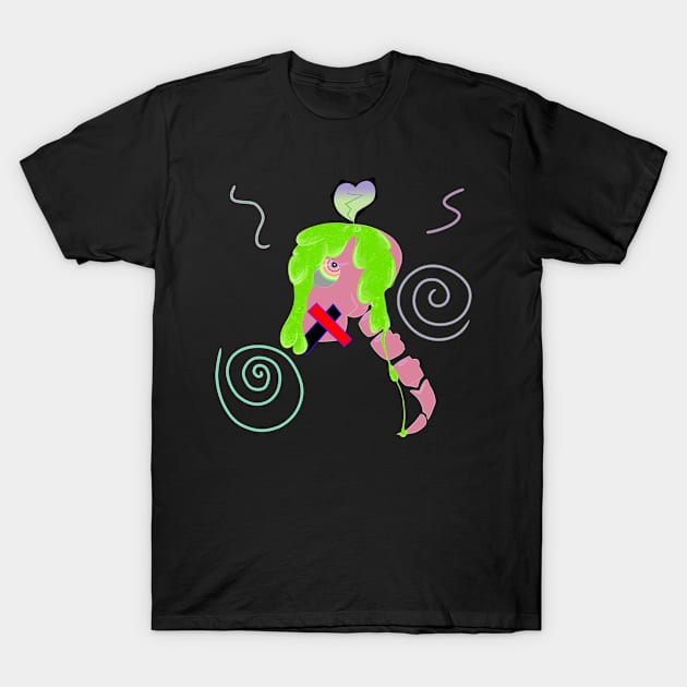 Oozing, Toxic Heart T-Shirt by RaeRaeven